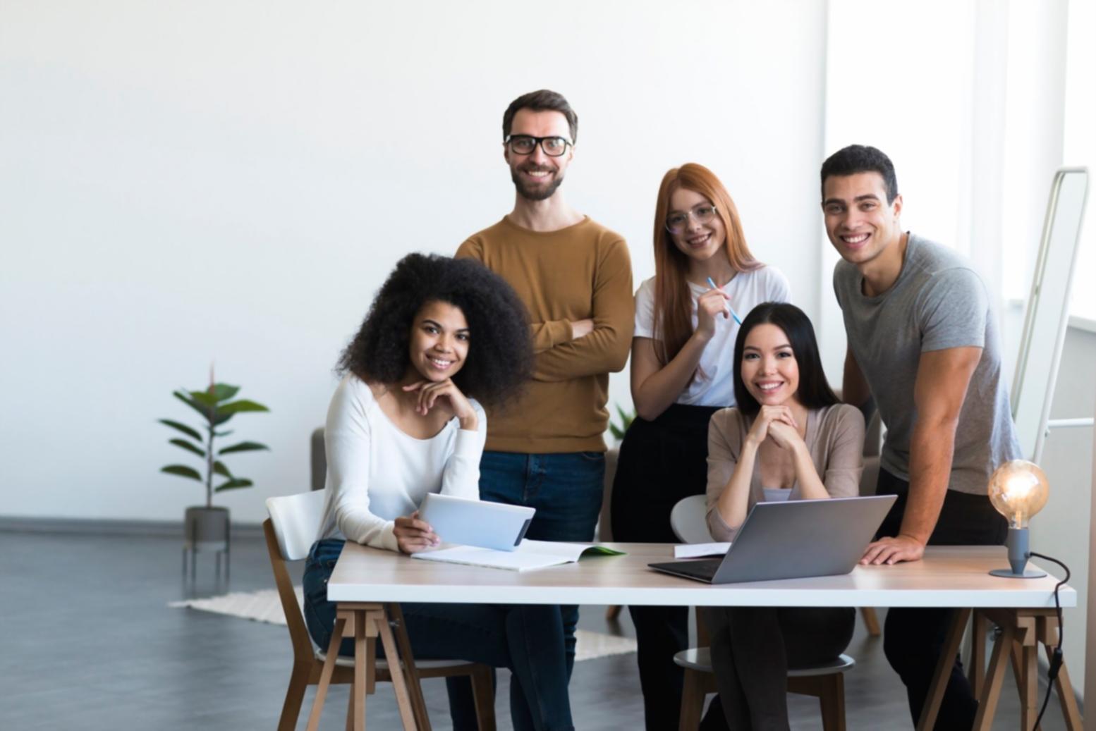 Espace de travail avec documents de planification financière